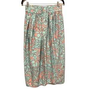 Marc Jacobs Tropical Wrap Midi Skirt